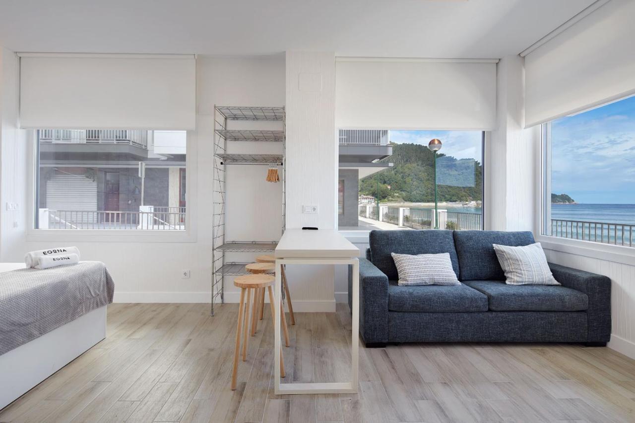 Apartamentos Egona Zarautz Sobre El Mar Екстер'єр фото