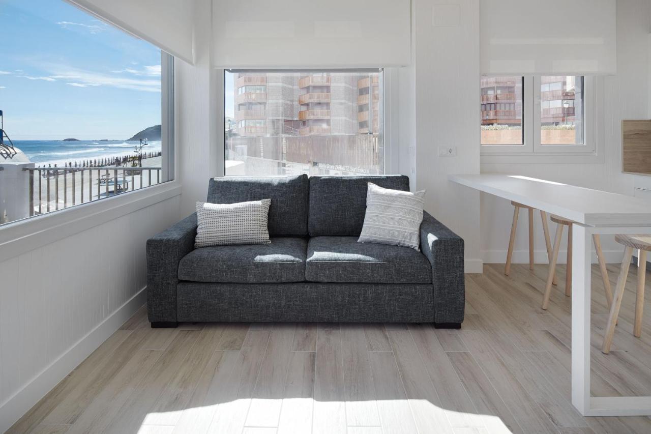 Apartamentos Egona Zarautz Sobre El Mar Екстер'єр фото