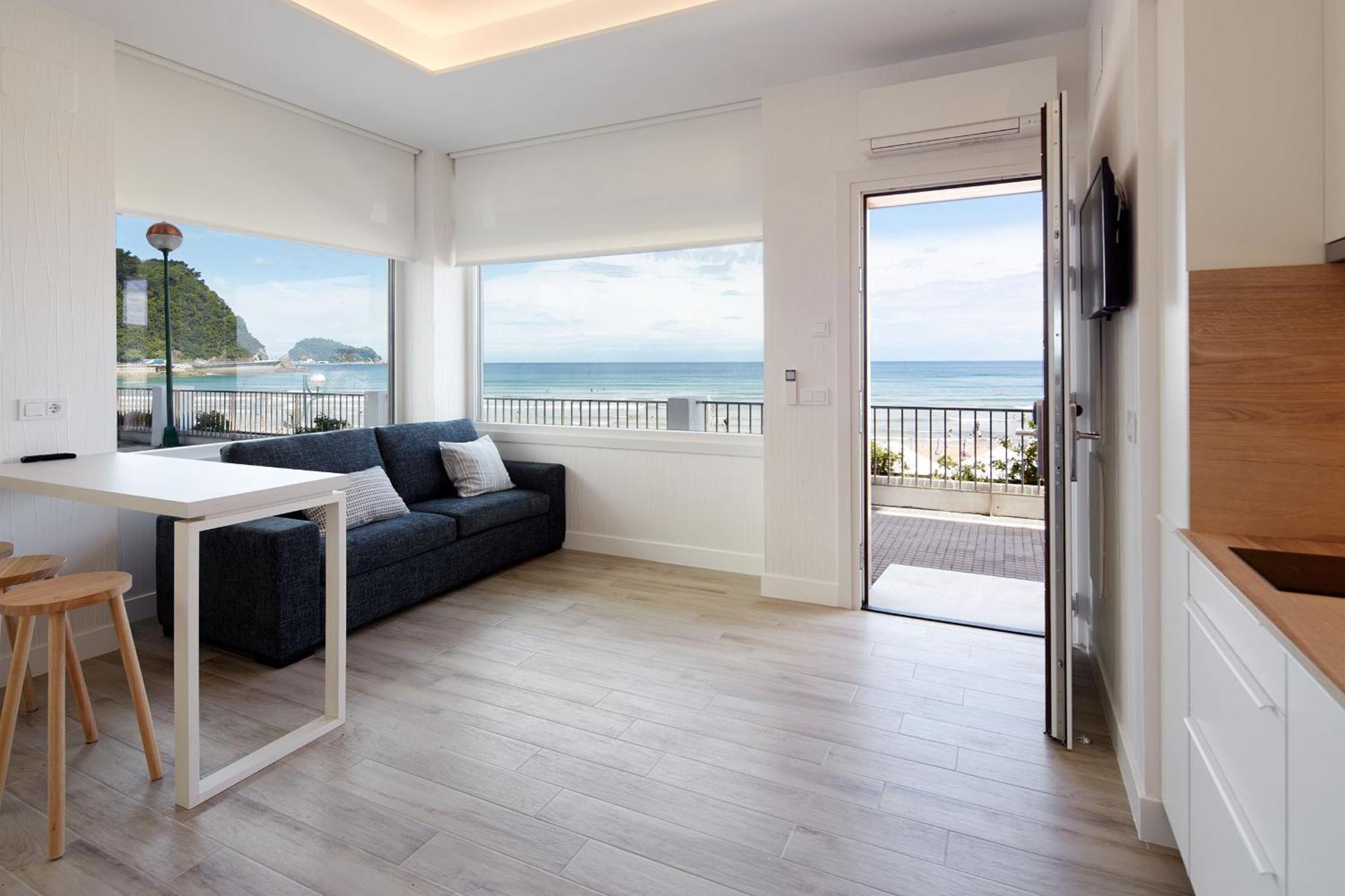 Apartamentos Egona Zarautz Sobre El Mar Екстер'єр фото